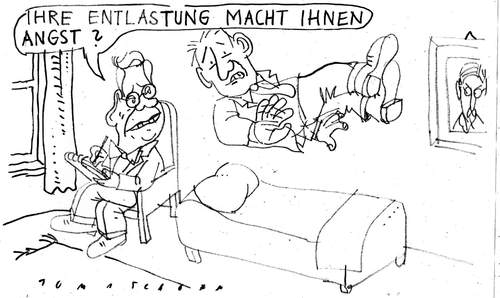 Cartoon: Entlastung (medium) by Jan Tomaschoff tagged steuerentlastungen