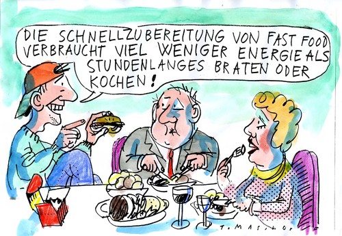 Cartoon: Fastfood (medium) by Jan Tomaschoff tagged fastfood,energie,fastfood,energie,essen,ernährung,gesundheit