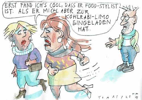 Cartoon: Food design (medium) by Jan Tomaschoff tagged essen,mode,diät,essen,mode,diät