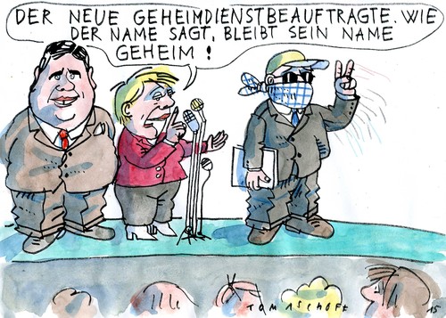 Cartoon: Geheim (medium) by Jan Tomaschoff tagged geheimdienste,spionage,geheimdienste,spionage