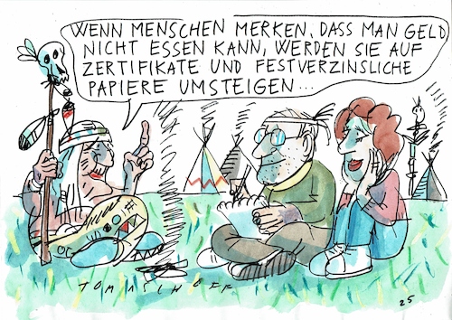 Cartoon: Geld (medium) by Jan Tomaschoff tagged geld,anlage,finanzen,wertpapiere,geld,anlage,finanzen,wertpapiere