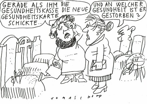 Cartoon: Gesundheit (medium) by Jan Tomaschoff tagged krankheit,gesundheit,verleugnung,krankheit,gesundheit,verleugnung