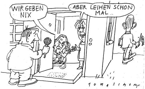 Cartoon: Griechenlandkrise (medium) by Jan Tomaschoff tagged griechenlandkrise