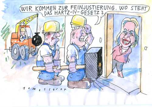 Cartoon: Hartz 4 (medium) by Jan Tomaschoff tagged hartz4,sozialleistungen