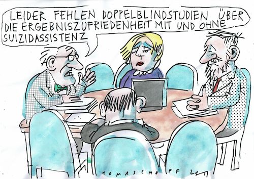Cartoon: Hilfe (medium) by Jan Tomaschoff tagged suizid,suizidhilfe,sterben,suizid,suizidhilfe,sterben