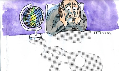 Cartoon: Horror (medium) by Jan Tomaschoff tagged terrorismus,terrorismus