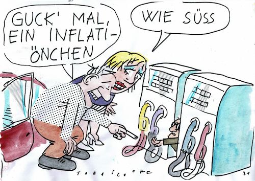 Cartoon: Inflation (medium) by Jan Tomaschoff tagged inflation,benzinpreis,inflation,benzinpreis