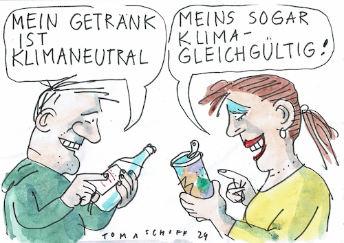 Cartoon: Klima (medium) by Jan Tomaschoff tagged klimaschutz,werbung,lügen,klimaschutz,werbung,lügen