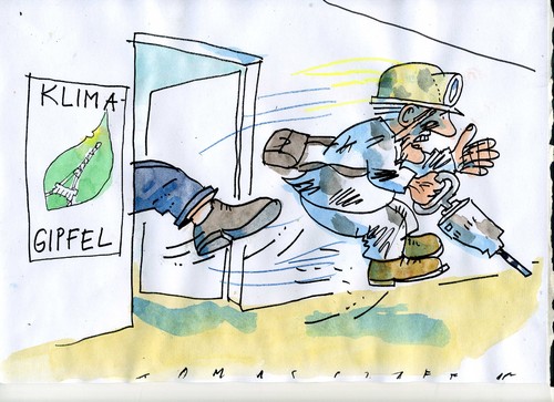 Cartoon: Kohle (medium) by Jan Tomaschoff tagged kohle,bergbau,klimaerwärmung,klimaerwärmung,bergbau,kohle