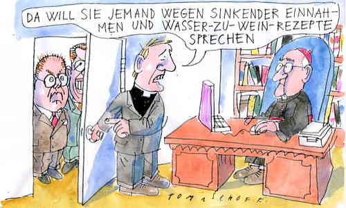 Cartoon: Kompetenter Rat (medium) by Jan Tomaschoff tagged staatsverschuldung,steinbrück,guttenberg
