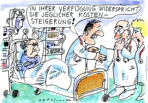 Cartoon: Kostensteigerung (medium) by Jan Tomaschoff tagged gesundheitsreform,patienten,krankenkassen,automatenmedizin,gesundheitskosten,arzt,ärzte,gesundheitsreform,patienten,krankenkassen,automatenmedizin,gesundheitskosten,ärzte,arzt