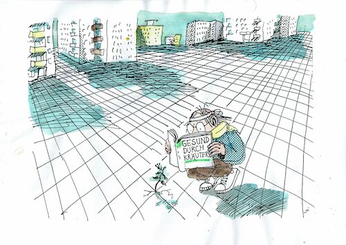 Cartoon: Kräuter (medium) by Jan Tomaschoff tagged ernährung,gesundheit,natur,zivilisation,ernährung,gesundheit,natur,zivilisation