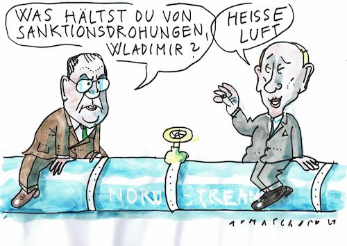 Cartoon: Luft (medium) by Jan Tomaschoff tagged putin,russland,nordstream,putin,russland,nordstream