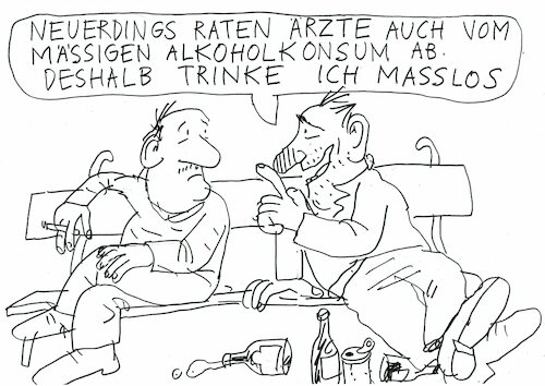 Cartoon: mäßig trinken (medium) by Jan Tomaschoff tagged alkohol,sucht,alkohol,sucht