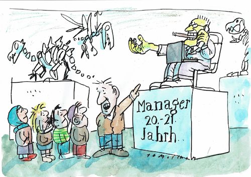 Cartoon: Manager (medium) by Jan Tomaschoff tagged boni,managergehälter,boni,managergehälter
