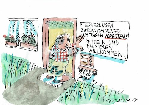 Cartoon: Meinung (medium) by Jan Tomaschoff tagged wahlkampf,meinungsumfragen,wahlkampf,meinungsumfragen