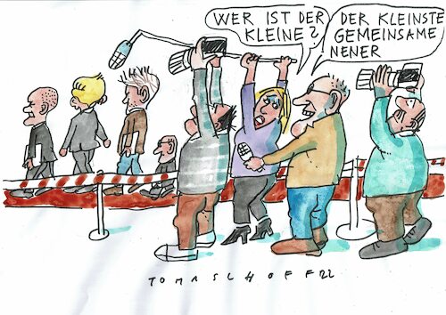 Cartoon: Nenner (medium) by Jan Tomaschoff tagged ampel,koalition,konflikte,ampel,koalition,konflikte