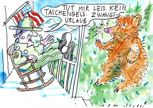 Cartoon: no (medium) by Jan Tomaschoff tagged us,finance,us,finance