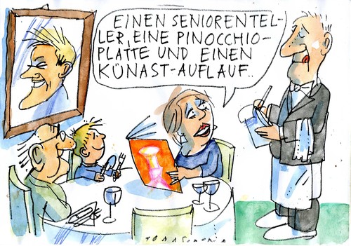Cartoon: no (medium) by Jan Tomaschoff tagged vegetarians,nutrition,vegetarians,nutrition