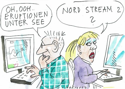 Cartoon: Nord Stream (medium) by Jan Tomaschoff tagged erdgas,russland,nord,stream,erdgas,russland,nord,stream