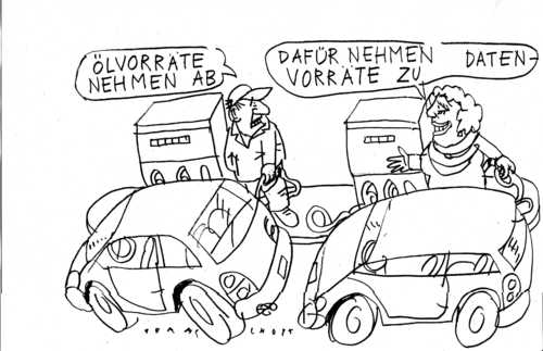 Cartoon: Ölvorräte (medium) by Jan Tomaschoff tagged erdölpreis,reisewelle,ostern,benzinpreise,benzinpreise,ostern,reisewelle,erdölpreis