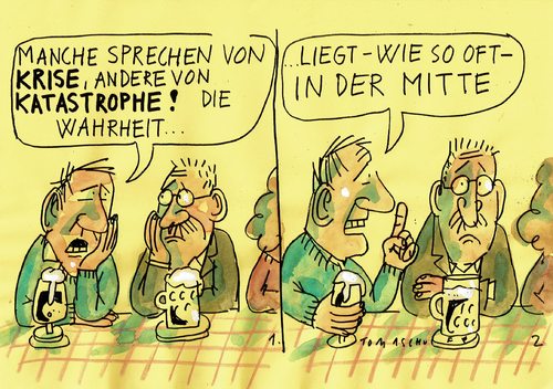 Cartoon: Optimisten (medium) by Jan Tomaschoff tagged pessimismus,optimismus,krise,pessimismus,optimismus,krise