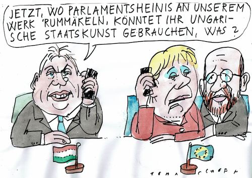 Cartoon: Orban (medium) by Jan Tomaschoff tagged eu,finanzen,parlament,orban,ungarn,eu,finanzen,parlament,orban,ungarn