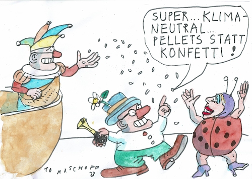 Cartoon: Pellets (medium) by Jan Tomaschoff tagged heizung,umwelt,energie,heizung,umwelt,energie