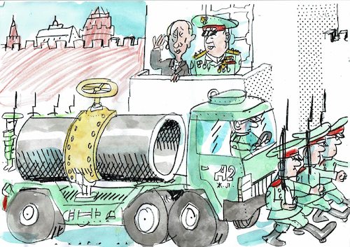 Cartoon: Pipelinewaffe (medium) by Jan Tomaschoff tagged russland,spannung,energie,erdgas,russland,spannung,energie,erdgas
