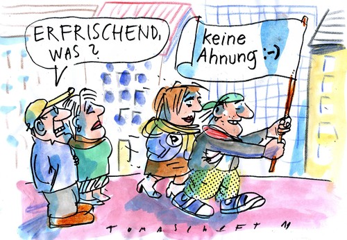 Cartoon: Piraten (medium) by Jan Tomaschoff tagged piratenpartei,piratenpartei