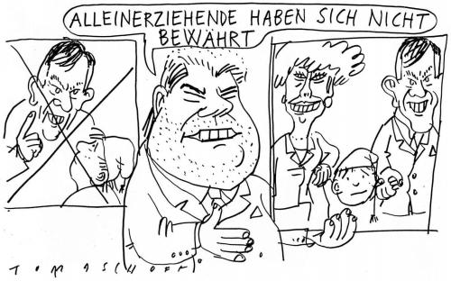 Cartoon: Präsidenten (medium) by Jan Tomaschoff tagged beck,gesine,schwan,horst,köhler,bundespräsident