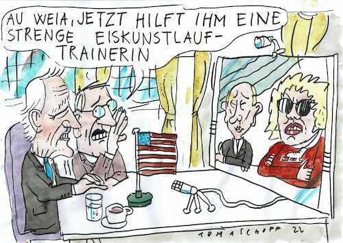 Cartoon: Putin (medium) by Jan Tomaschoff tagged russland,putin,diplomatie,autokratie,russland,putin,diplomatie,autokratie