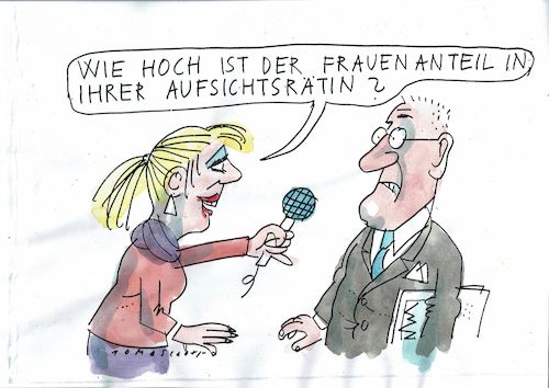 Cartoon: Rätin (medium) by Jan Tomaschoff tagged quote,frauen,männer,ungleichheit,quote,frauen,männer,ungleichheit