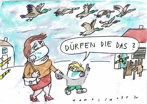 Cartoon: Reise (medium) by Jan Tomaschoff tagged corona,lockdown,reisen,grenzen,corona,lockdown,reisen,grenzen