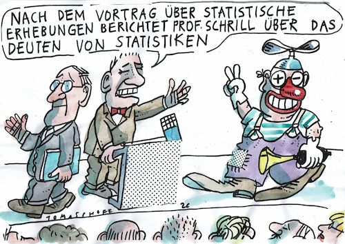 Cartoon: Statistik (medium) by Jan Tomaschoff tagged epidemie,statistik,deutungen,epidemie,statistik,deutungen