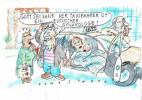 Cartoon: Taxi (medium) by Jan Tomaschoff tagged fachkräfte,ärztemangel,migranten,fachkräfte,ärztemangel,migranten