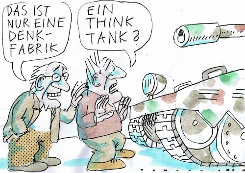 Cartoon: Think tank (medium) by Jan Tomaschoff tagged gedanken,macht,gewalt,gedanken,macht,gewalt