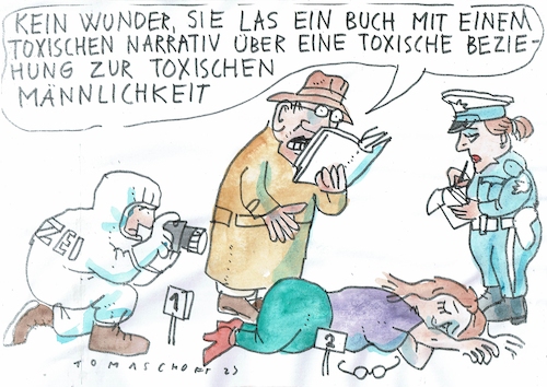 Cartoon: toxisch (medium) by Jan Tomaschoff tagged toxisxhes,beziehungen,gewalt,toxisxhes,beziehungen,gewalt