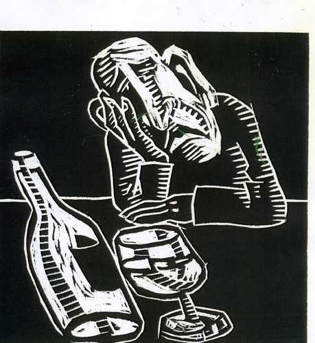 Cartoon: Trinker 2 (medium) by Jan Tomaschoff tagged sucht,depression,sucht,depression
