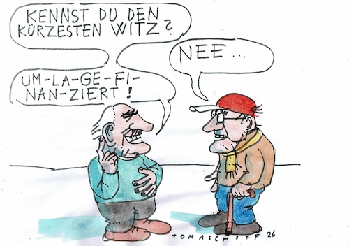 Cartoon: Umlage (medium) by Jan Tomaschoff tagged rente,generationengerechtigkeit,demografie,rente,generationengerechtigkeit,demografie
