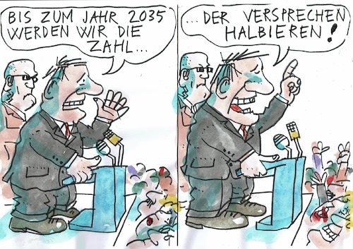 Cartoon: Versprechen (medium) by Jan Tomaschoff tagged politiker,wahlen,versprechen,politiker,wahlen,versprechen