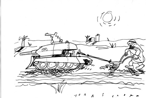 Cartoon: War and Peace (medium) by Jan Tomaschoff tagged war,peace,krieg,friede,militär,gewalt