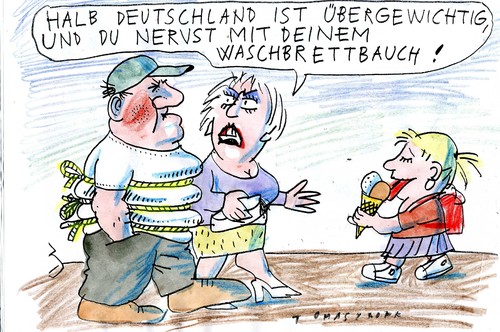 Cartoon: Waschbrettbauch (medium) by Jan Tomaschoff tagged waschbrettbrauch,abnehmen,gewicht,übergewicht,deutschland,dick,fett,essen,ernährung,bewegung,gesundheit,waschbrettbrauch,abnehmen,gewicht,übergewicht,deutschland,dick,essen,bewegung,gesundheit