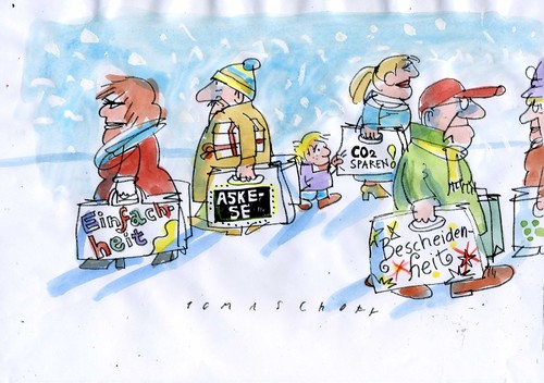 Cartoon: Weihnachten 4 (medium) by Jan Tomaschoff tagged konsum,weihnachten,konsum,weihnachten