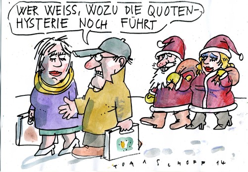 Cartoon: Weihnachtsquote (medium) by Jan Tomaschoff tagged quote,weihnacht,quote,weihnacht