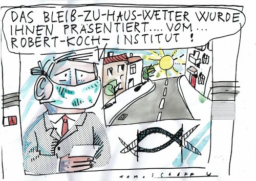 Cartoon: Wetter (medium) by Jan Tomaschoff tagged corona,kontakte,distanz,corona,kontakte,distanz