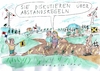 Cartoon: Abstand (small) by Jan Tomaschoff tagged energie,windkraft,abstand