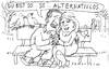 Cartoon: alternative (small) by Jan Tomaschoff tagged alternative
