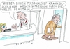 Cartoon: Arbeitsunfähigkeit (small) by Jan Tomaschoff tagged fachkräftemangel,personalwesen,krankheiten