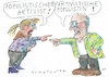 Cartoon: Beschimpfung (small) by Jan Tomaschoff tagged streitkultur,toleranz,kompromissbereitschaft